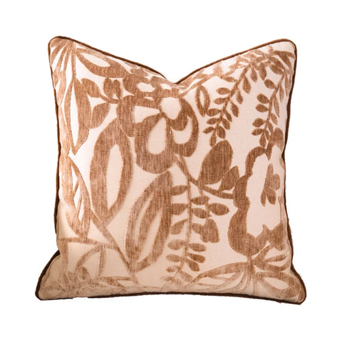 European Chenille Cushion Cover Jacquard Textured Pillow Cover Soft for Decorating Home and Hotel 45x45cm - The Finishing Touch Decor