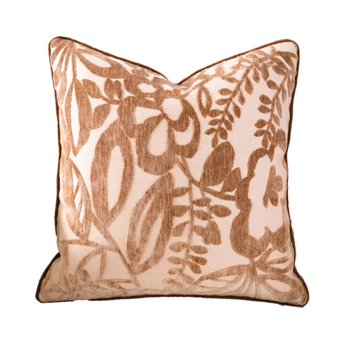 European Chenille Cushion Cover Jacquard Textured Pillow Cover Soft for Decorating Home and Hotel 45x45cm - The Finishing Touch Decor