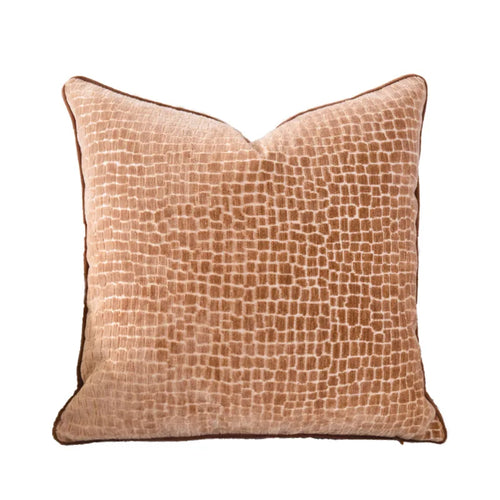 European Chenille Cushion Cover Jacquard Textured Pillow Cover Soft for Decorating Home and Hotel 45x45cm - The Finishing Touch Decor