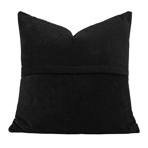 Patchwork Cowhide Leather Striped Throw Pillow Covers - The Finishing Touch Decor