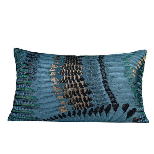 Moroccan Feather Motif Boho Style Throw Pillow Covers - The Finishing Touch Decor
