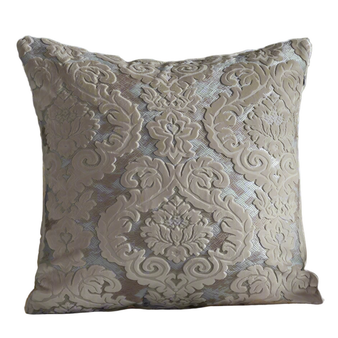 Baroque Style Damask Velvet Throw Pillow Covers - The Finishing Touch Decor
