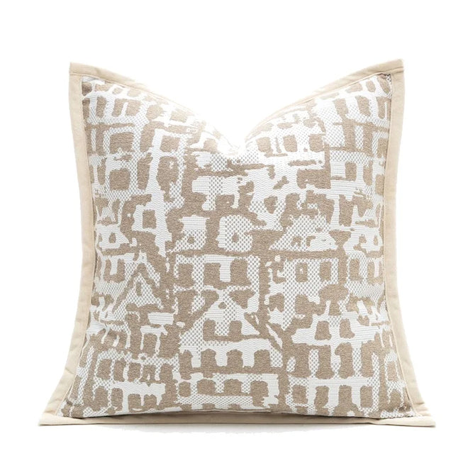 Beige Oatmeal Pillow Soft Throw Pillow Covers - The Finishing Touch Decor