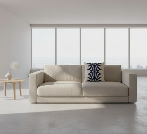 Velvet Cut Floral Embroidered Throw Pillow Cover - The Finishing Touch Decor