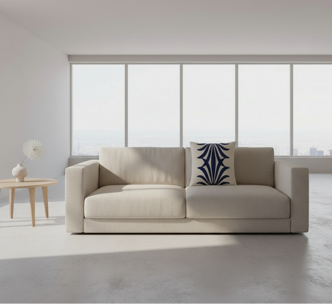 Velvet Cut Floral Embroidered Throw Pillow Cover - The Finishing Touch Decor