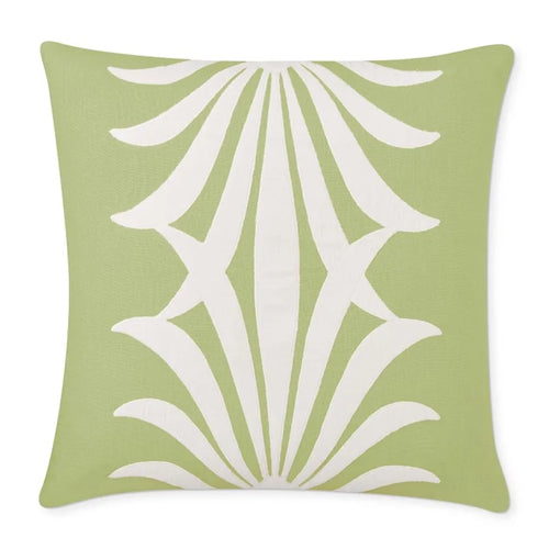 Velvet Cut Floral Embroidered Throw Pillow Cover - The Finishing Touch Decor