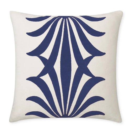 Velvet Cut Floral Embroidered Throw Pillow Cover - The Finishing Touch Decor