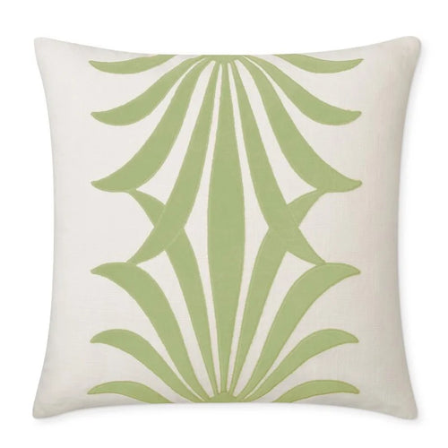 Velvet Cut Floral Embroidered Throw Pillow Cover - The Finishing Touch Decor