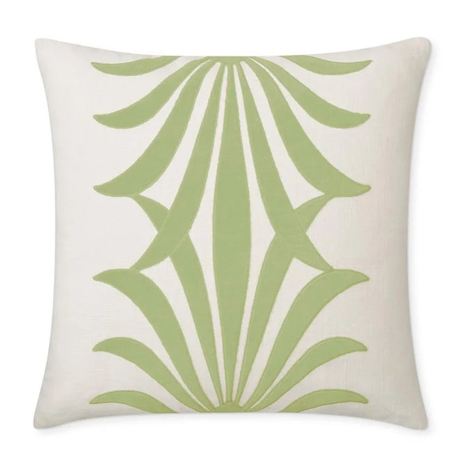 Velvet Cut Floral Embroidered Throw Pillow Cover - The Finishing Touch Decor