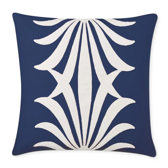 Velvet Cut Floral Embroidered Throw Pillow Cover - The Finishing Touch Decor