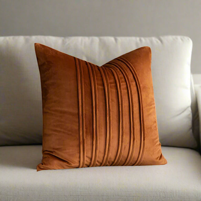 Classic Vibrant Velvet Throw Pillow Covers - The Finishing Touch Decor