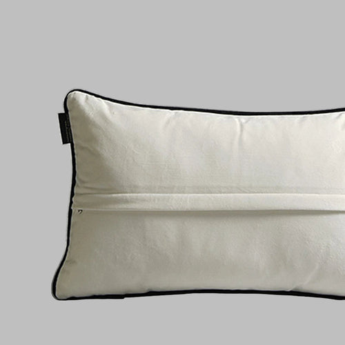 Magpie Bird & Branch Print Velvet Throw Pillow Covers - The Finishing Touch Decor