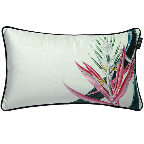 Magpie Bird & Branch Print Velvet Throw Pillow Covers - The Finishing Touch Decor