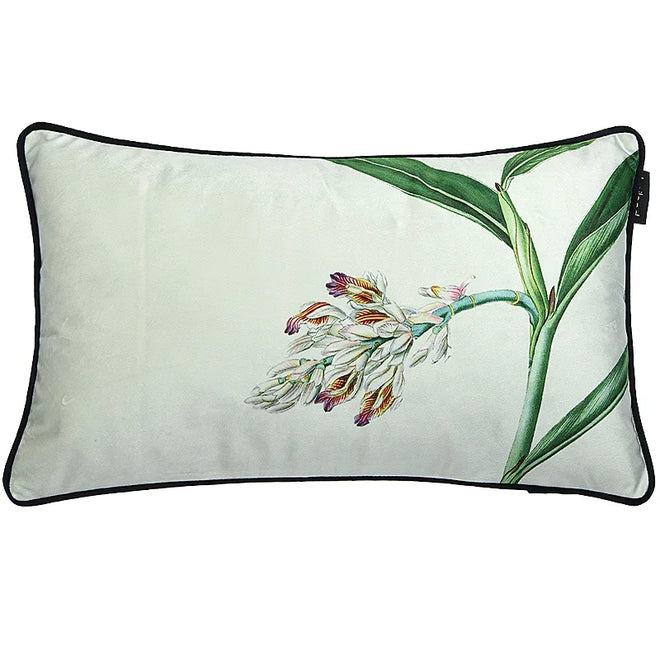 Magpie Bird & Branch Print Velvet Throw Pillow Covers - The Finishing Touch Decor