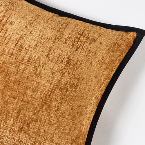 Classic Black Border Thick Chenille Throw Pillows - The Finishing Touch Decor