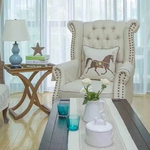 Embroidered Horse Designer Throw Pillow Covers - The Finishing Touch Decor