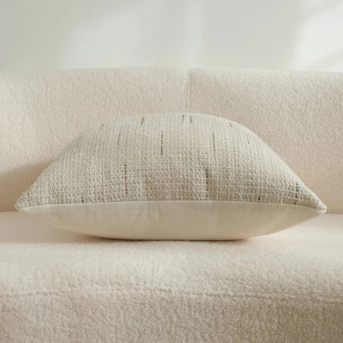 Luxury Cream Texture Throw Pillow Covers - The Finishing Touch Decor