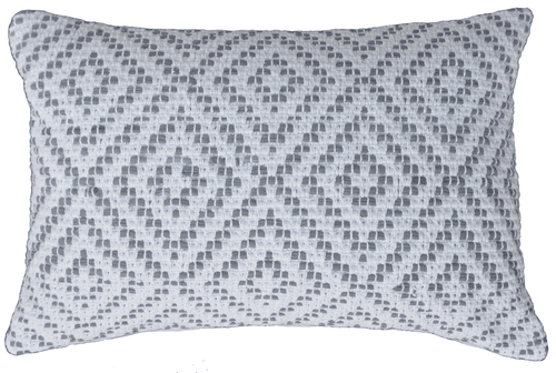 Diamond Pattern Cotton Rectangular Throw Pillow 14 x 20in - The Finishing Touch Decor
