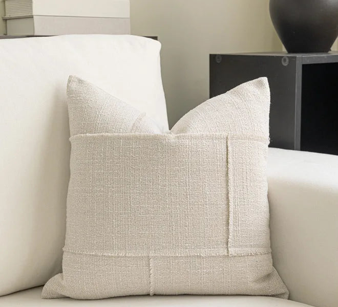 Warm Neutral Color Ensemble of Throw Pillow Covers - The Finishing Touch Decor