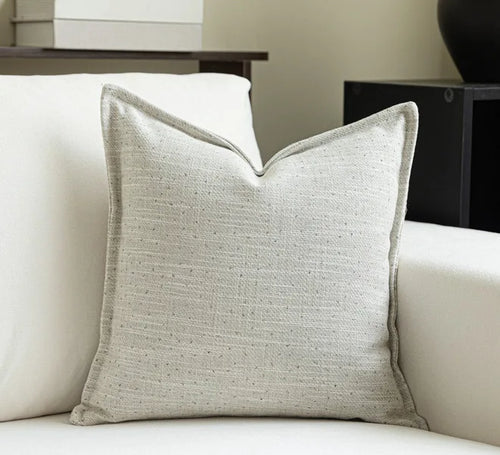 Warm Neutral Color Ensemble of Throw Pillow Covers - The Finishing Touch Decor