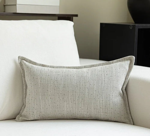 Warm Neutral Color Ensemble of Throw Pillow Covers - The Finishing Touch Decor