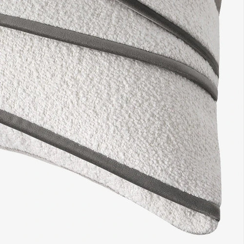 Contemporary Linen Cotton Patchwork Square Throw Pillow Covers - The Finishing Touch Decor