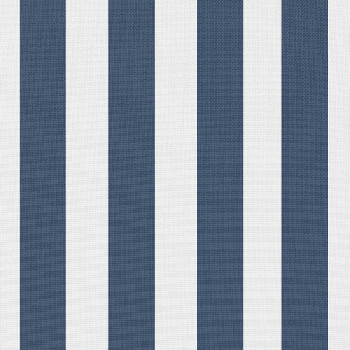 Navy Stripe Set of Outdoor Full Throw Pillows - The Finishing Touch Decor