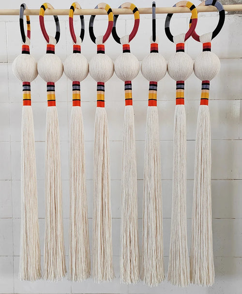 Hanging Macrame Woven Tail Tapestry Wall Ornament - The Finishing Touch Decor