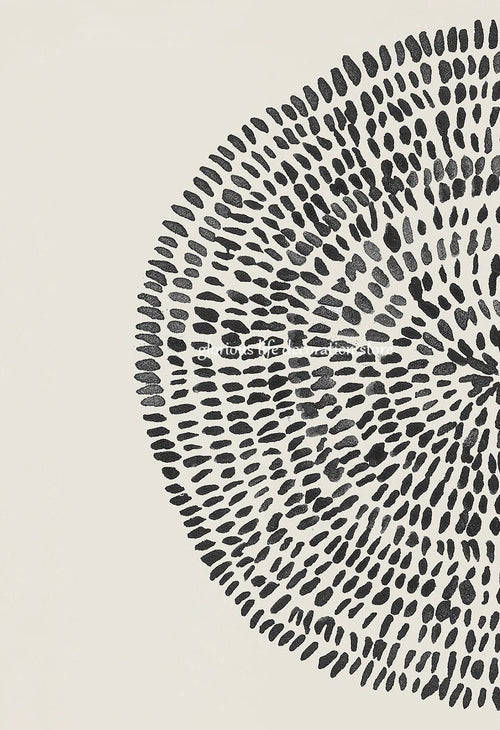 Neutral Textured Circle Abstract Boho Line Canvas Wall Art Prints - The Finishing Touch Decor