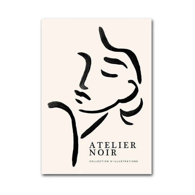 Blue Modern Minimalism Canvas Wall Art - The Finishing Touch Decor