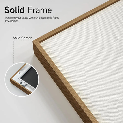 Boho Framed Botanical Wall Art For Living Room, 4 Piece Rustic Flower Painting Canvas Artwork For Modern Farmhouse,customizable - The Finishing Touch Decor