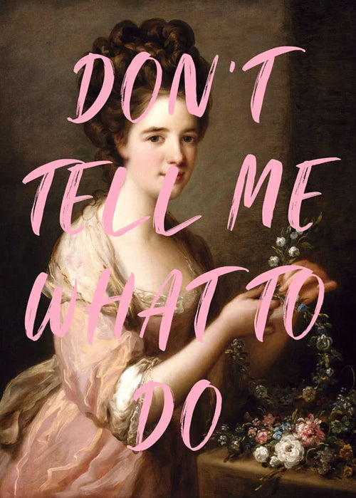 Victorian Female Graffiti Quotes Wall Art Canvas Prints - The Finishing Touch Decor