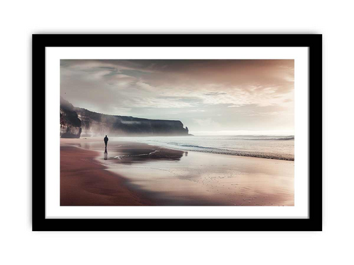 Framed Coastal Byron Bay Shore Wall Art Print - The Finishing Touch Decor
