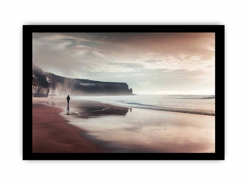 Framed Coastal Byron Bay Shore Wall Art Print - The Finishing Touch Decor