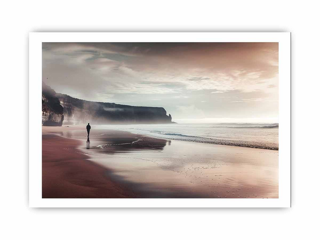 Framed Coastal Byron Bay Shore Wall Art Print - The Finishing Touch Decor