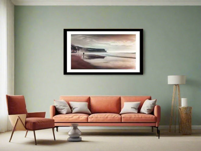 Framed Coastal Byron Bay Shore Wall Art Print - The Finishing Touch Decor