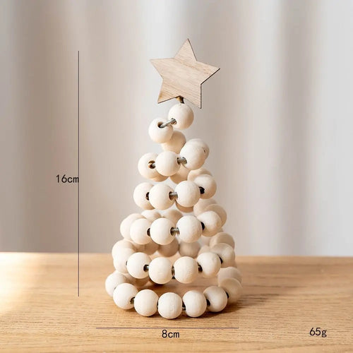 Wooden Christmas Tree Rustic Table Decorations