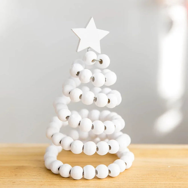 Wooden Christmas Tree Rustic Table Decorations