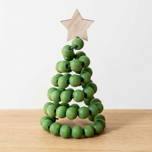 Wooden Christmas Tree Rustic Table Decorations