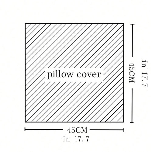 Shiny Holiday Accessories With Gold Stripe Decoration, cushion cover And Pillowcase without pillow core