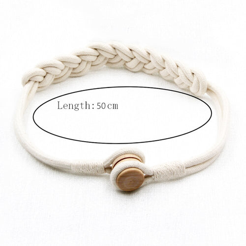 Braided Cotton Rope Magnetic Tieback Curtain Holder - The Finishing Touch Decor