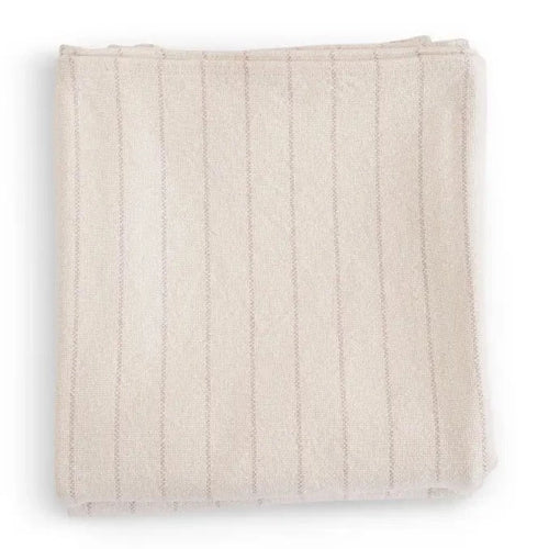 Cotton Blush Pinstripe Hamptons Throw Blanket - The Finishing Touch Decor